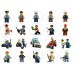 TLegoPolice20 set 20 mini discuri decupate din vafa cu personaje Lego City Police D5cm